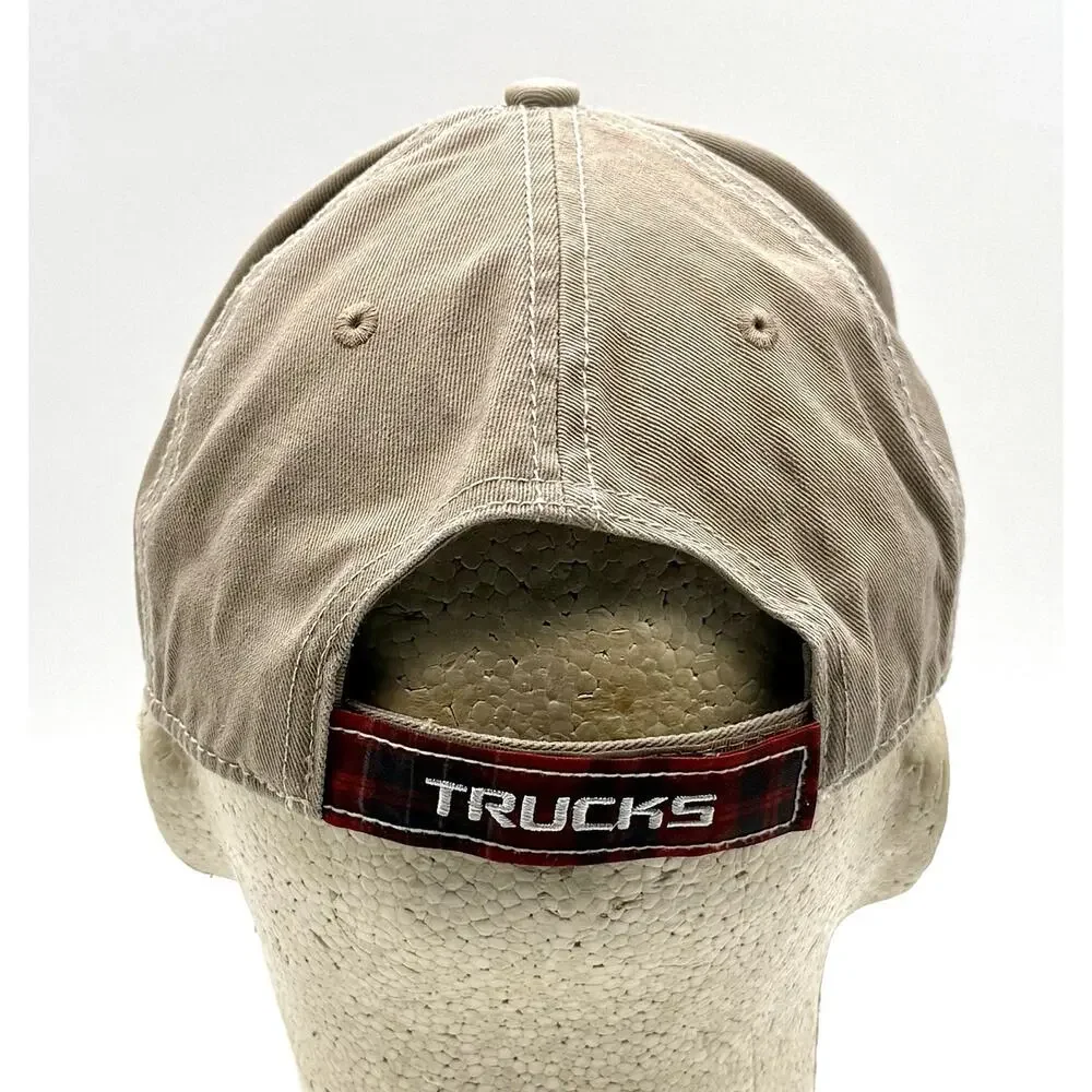 Chevrolet Trucks Hat Plaid Two-Tone Cruisin Sports GM Licensed Chevy Trucker Cap